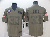 Nike Vikings 33 Dalvin Cook 2019 Olive Salute To Service Limited Jersey,baseball caps,new era cap wholesale,wholesale hats